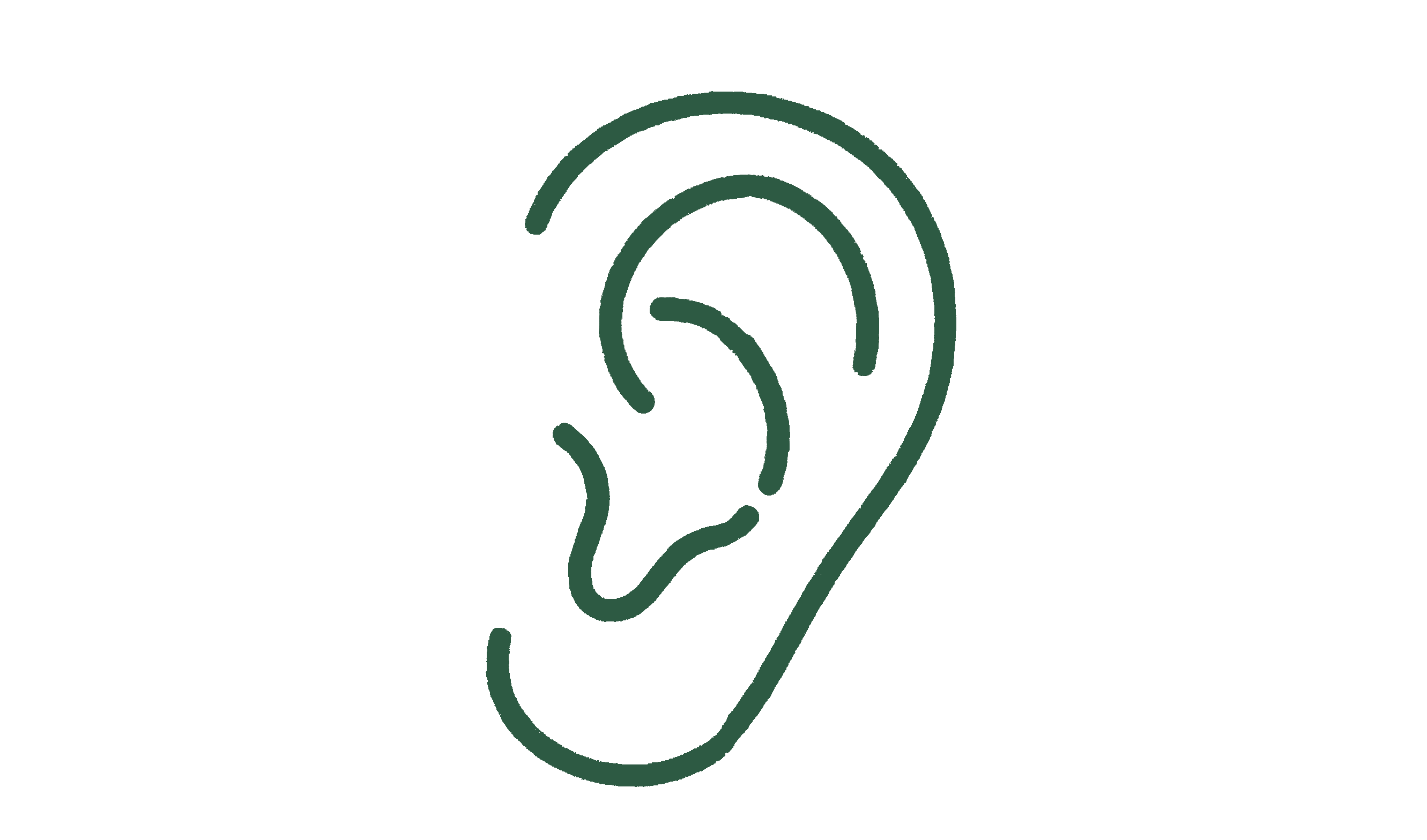 Ícone de orelha — Escuta Ativa